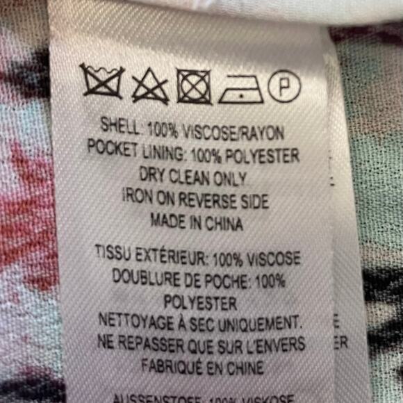 French Connection Colorful Viscose Jogger Style Pants Small - Picture 4 of 5